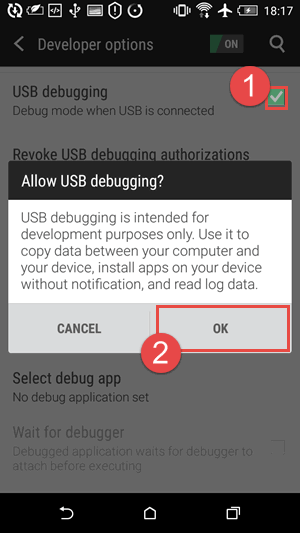 Image: Allow USB debugging