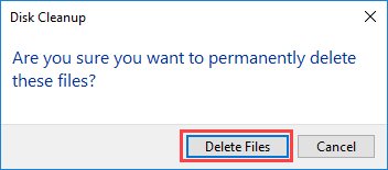 Confirming file deletion