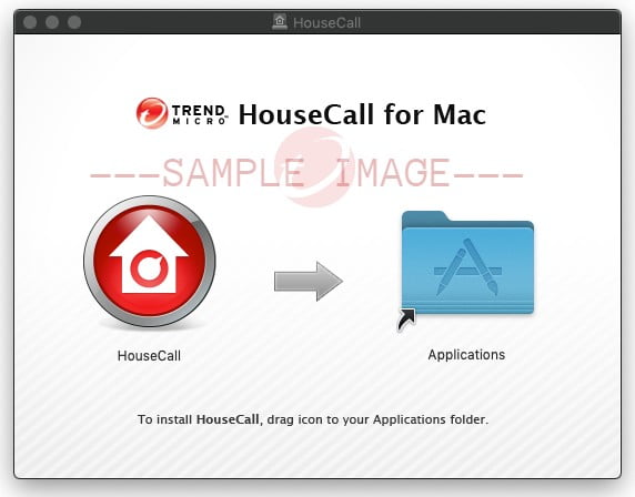 Drag the Housecall icon to your Applications folder