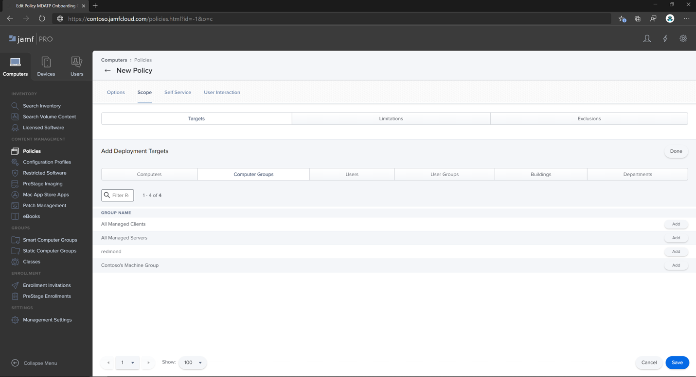 Image of configuration settings tgtcomp.