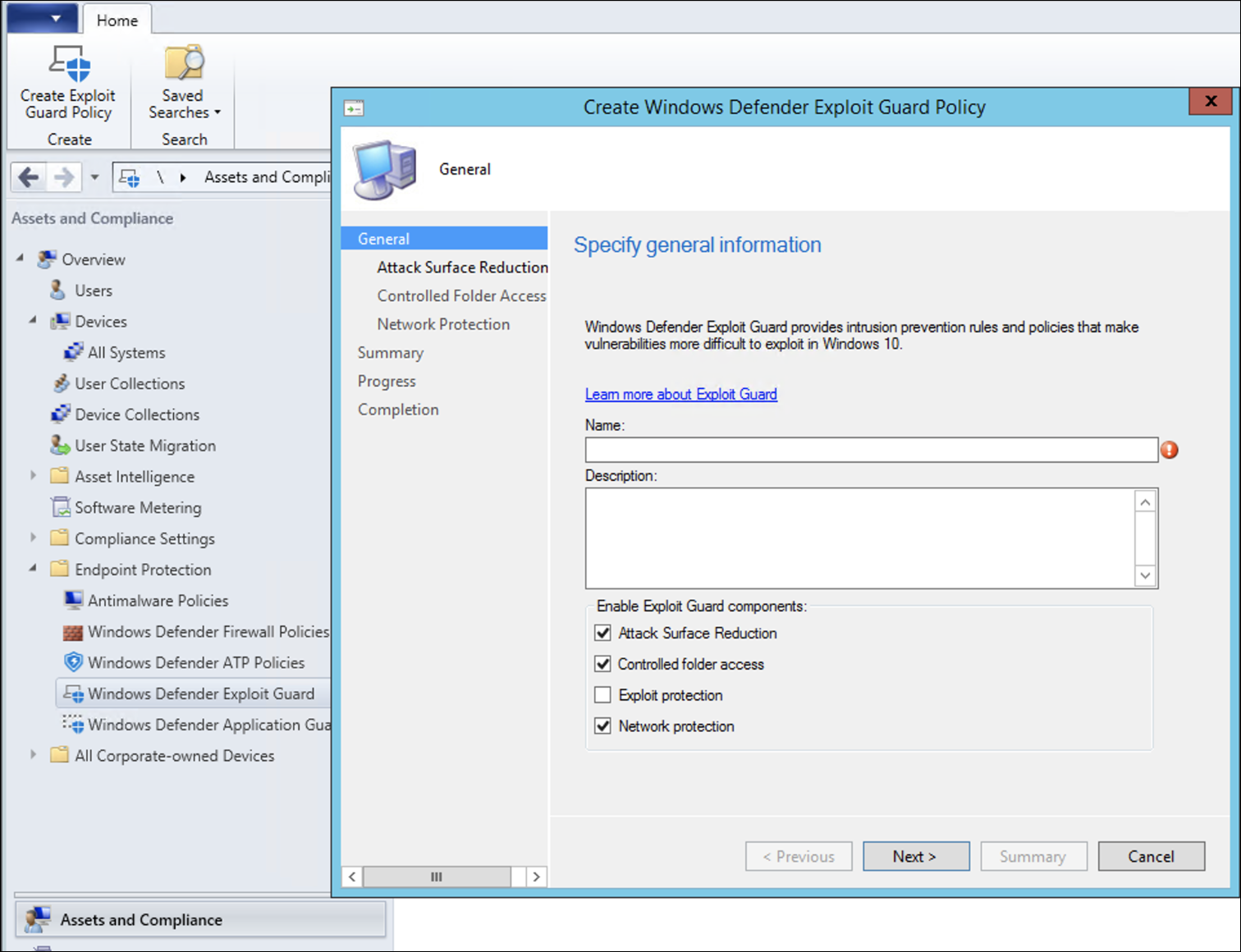 Image of Microsoft Endpoint Configuration Manager console0.
