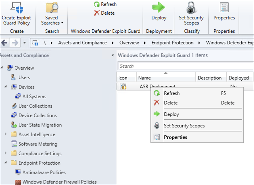 A screenshot Microsoft Endpoint Configuration Manager1.