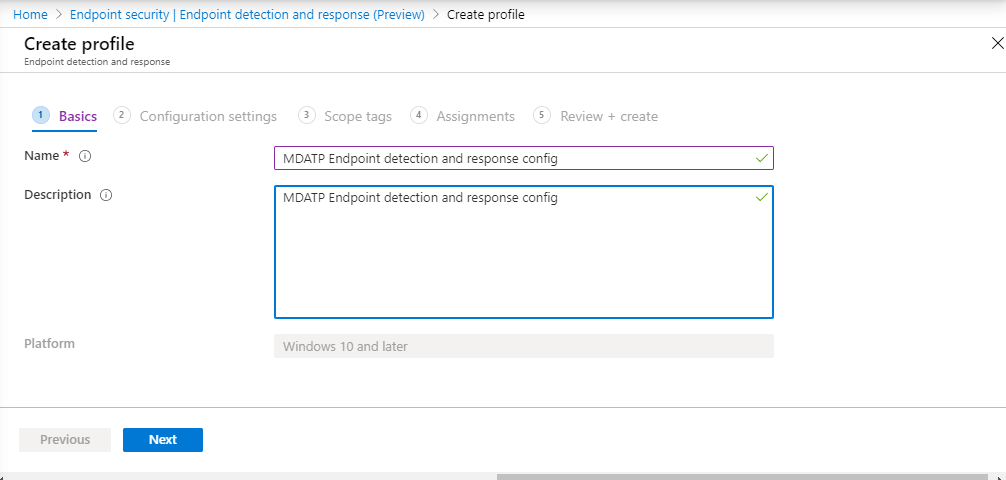 Image of Microsoft Endpoint Manager portal5.