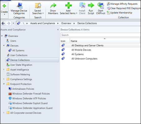 Image of Microsoft Endpoint Configuration Manager wizard1.