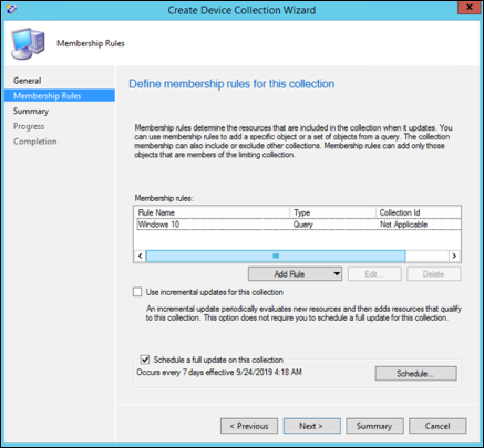 Image of Microsoft Endpoint Configuration Manager wizard8.