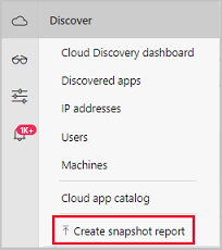 Create new snapshot report.