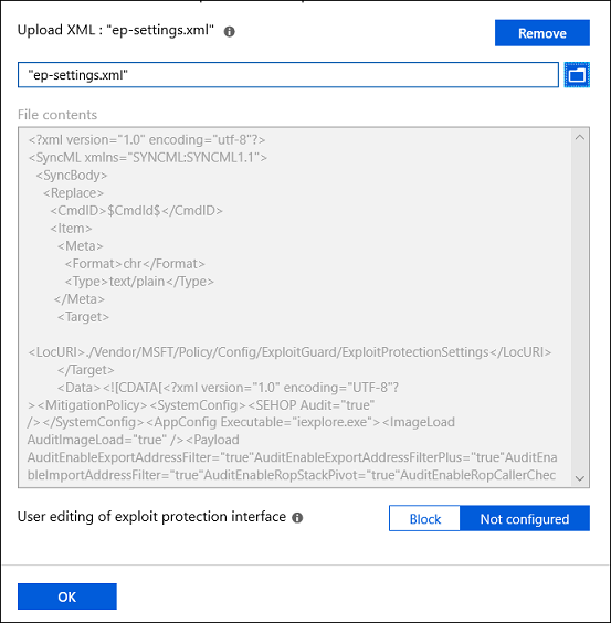 Enable network protection in Intune.