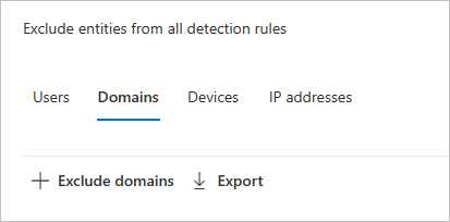 Exclude domains.