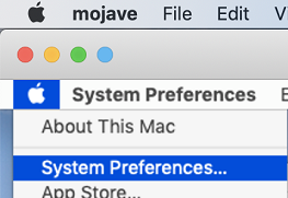 System Preferences screenshot.