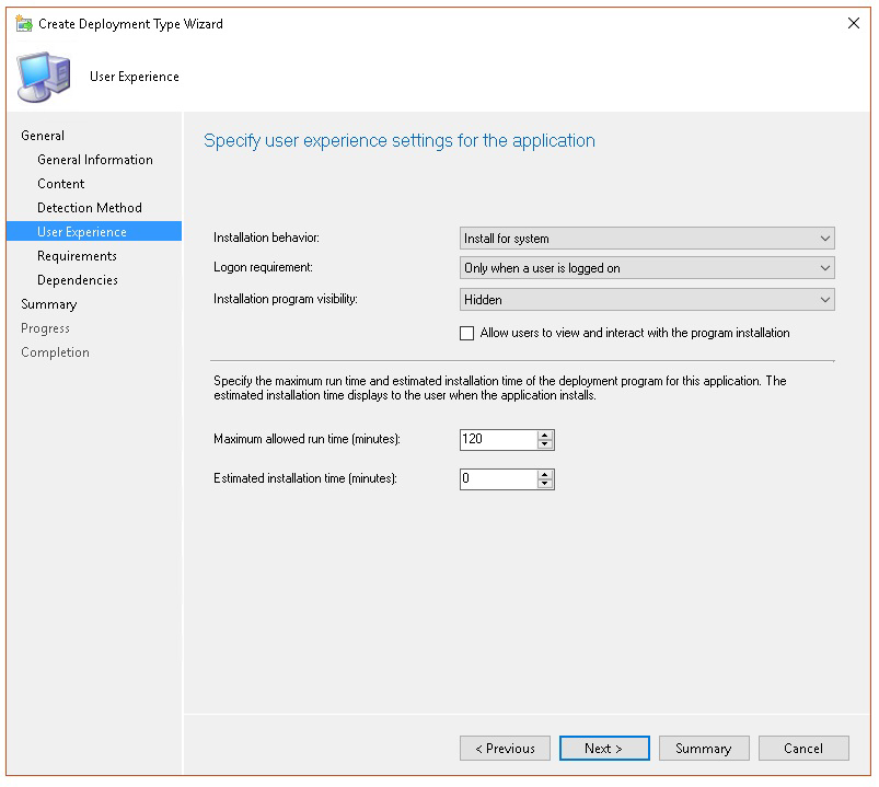 Image of Microsoft Endpoint Configuration Manager configuration12.