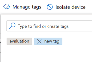 Image of adding tags on a device2.